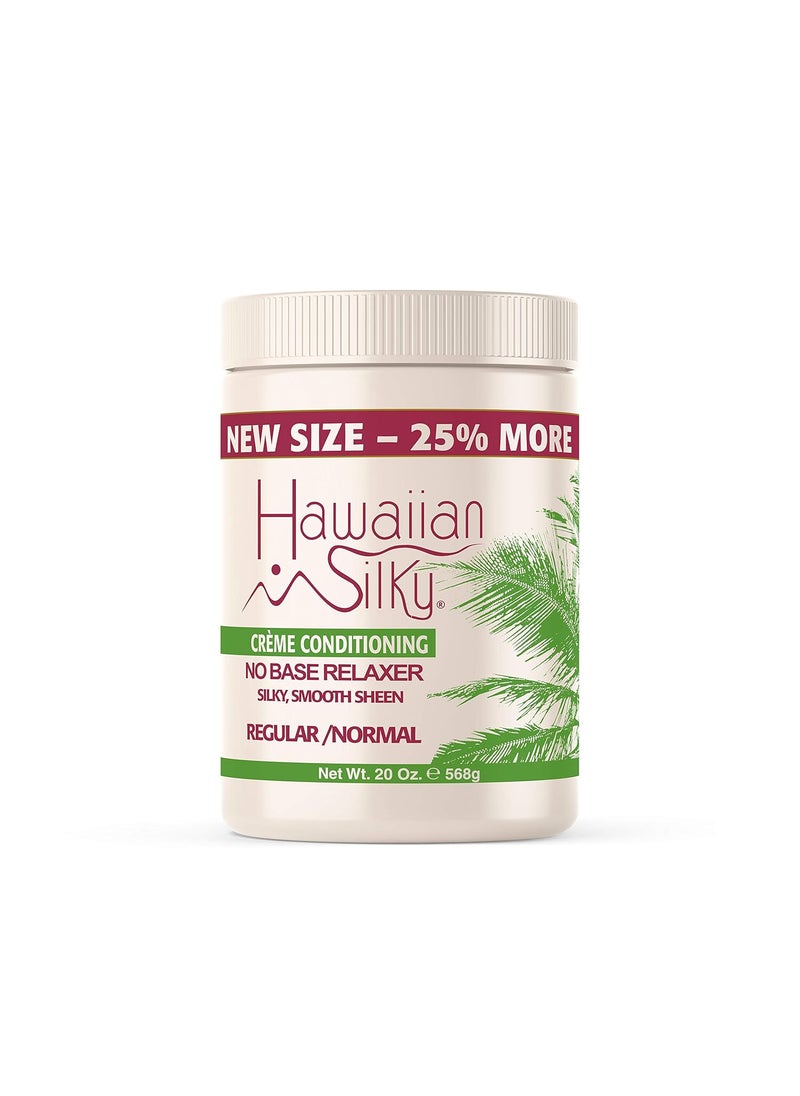 Hawaiian Silky Hawaiian Silky no lye relaxer regular White 20 Ounce 