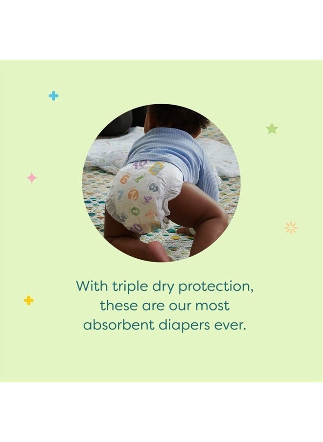 Babyganics - Diapers, Size 3, 68 ct, Babyganics Ultra Absorbent Diapers - Image 1