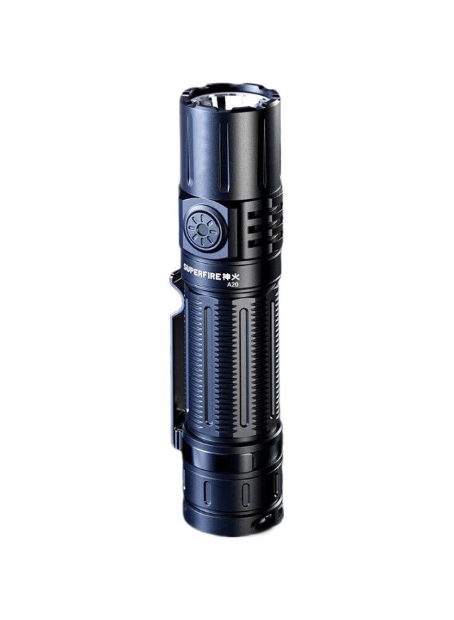 SupFire A20 Flashlight, High Brightness, Long Battery Life, Long-Range, Military-Grade, Rechargeable, Compact, Outdoor, Cycling, Illumination, Emergency-Specific Light - Image 2