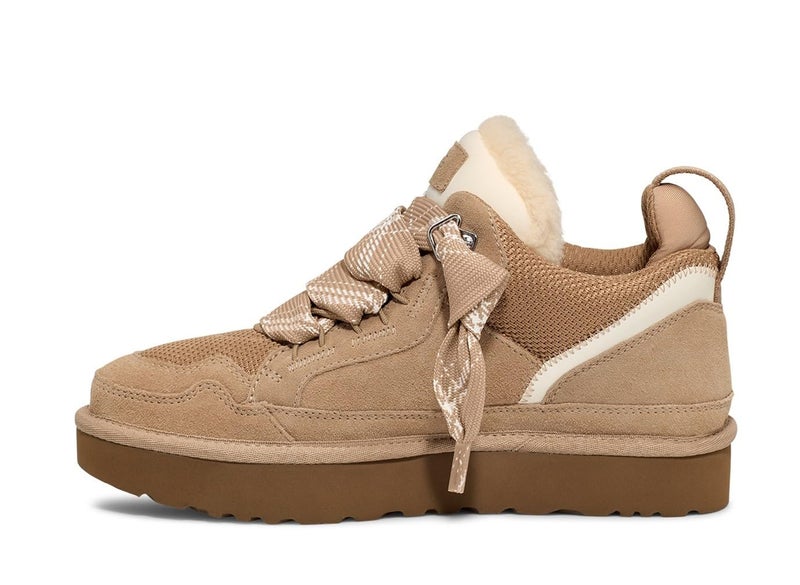 UGG يو جي جي حذاء رياضي منخفض للنساء، رمل، 8 - Image 1