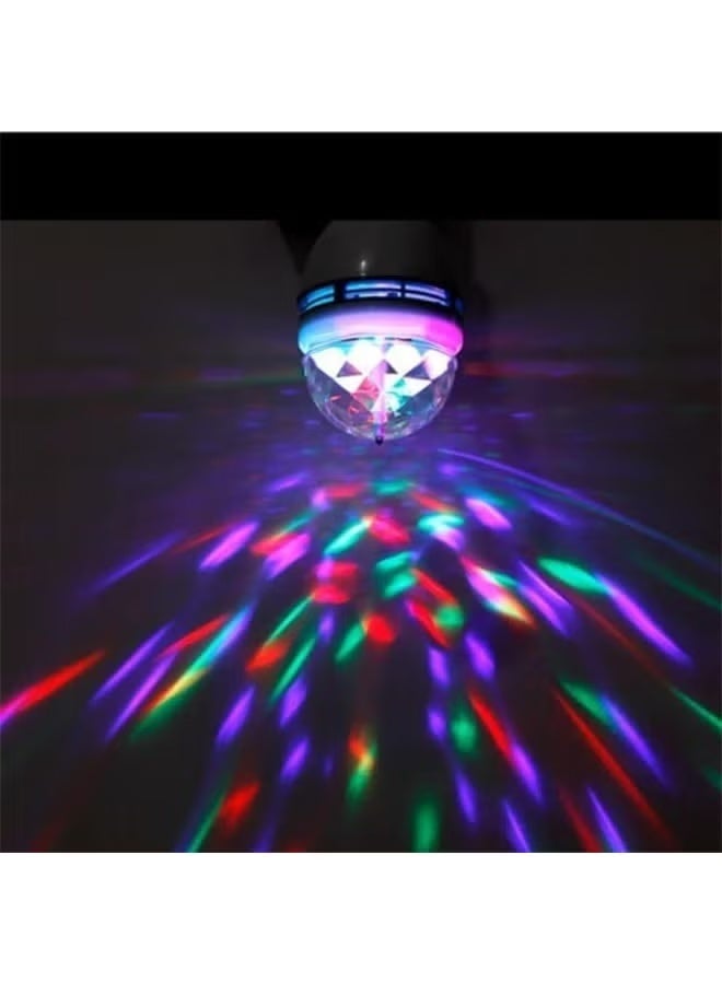لمبة ديسكو LED متعددة الألوان – إضاءة حفلات دوارة RGB للمنازل وأعياد الميلاد والمناسبات والدي جي - Image 2