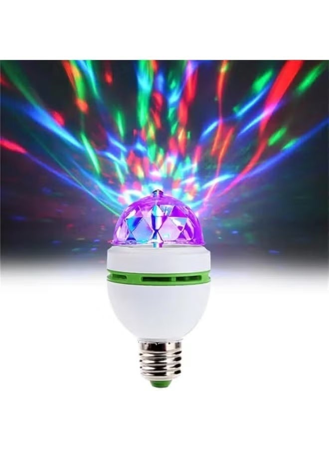لمبة ديسكو LED متعددة الألوان – إضاءة حفلات دوارة RGB للمنازل وأعياد الميلاد والمناسبات والدي جي - Image 1