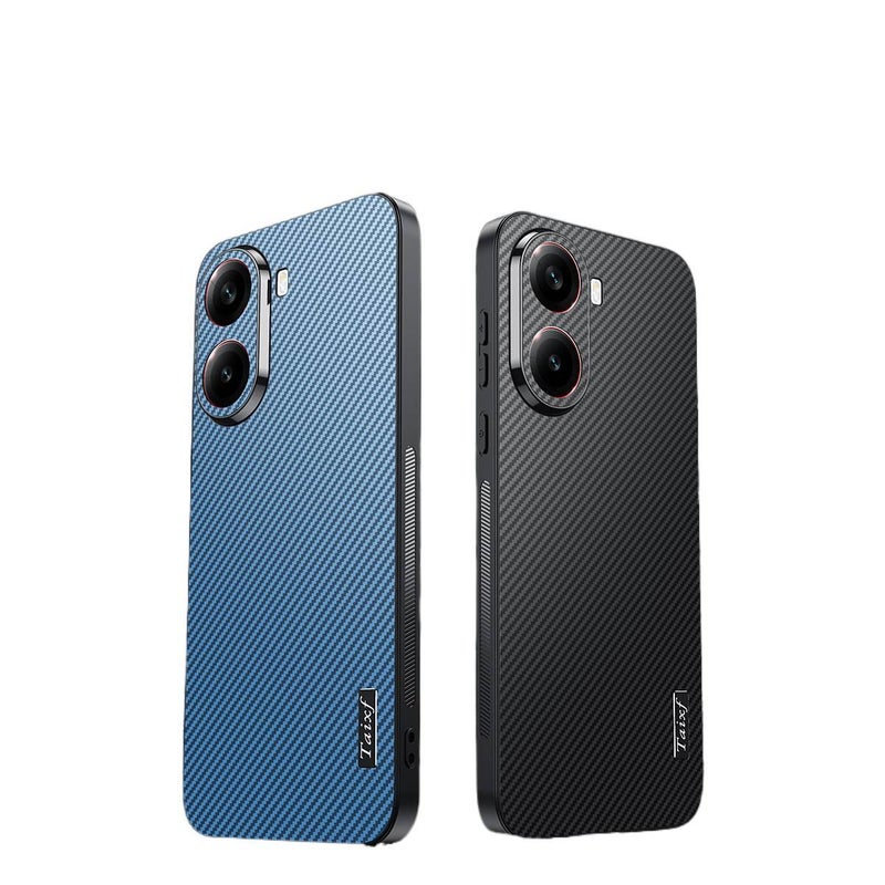 غطاء واقي بKevlar Texture لـ Xiaomi 15 مع حماية من السقوط ولمسة نهائية غير لامعة مع مقاوم للصدمات مع نسيج كيفلار باللون أسود باللون الأسود - Image 3