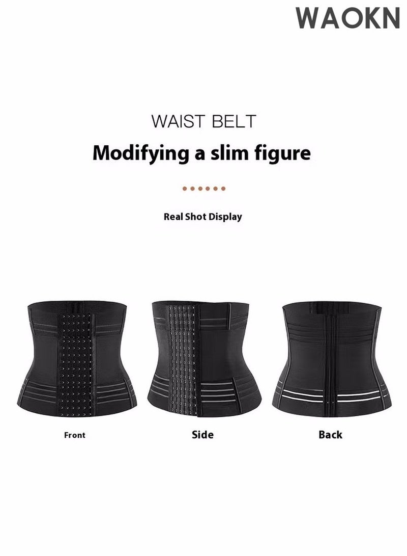 دبليو أيه أو كي أن حزام تنحيف الخصر، مشد تنحيف قابل للتعديل، حزام بطن بضغط ثلاثي الأبعاد، دعم قوي للخصر، حزام بطن مريح وجيد التهوية لما بعد الولادة للنساء، مشد خصر قابل للتعديل للنساء، حزام تنحيف مع ضمادة ساونا للبطن، مشد خصر مع لفافة ضغط لإصلاح البطن، مشد خصر بمقاسات كبيرة للنساء والرجال - Image 4