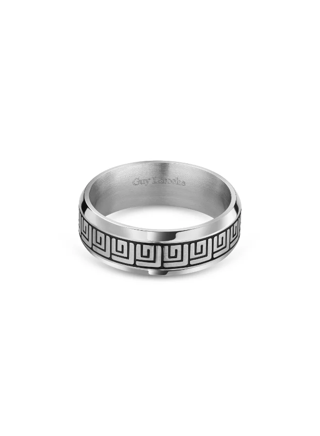 غاي لاروش خواتم فضة تشارلي  للرجال  مم