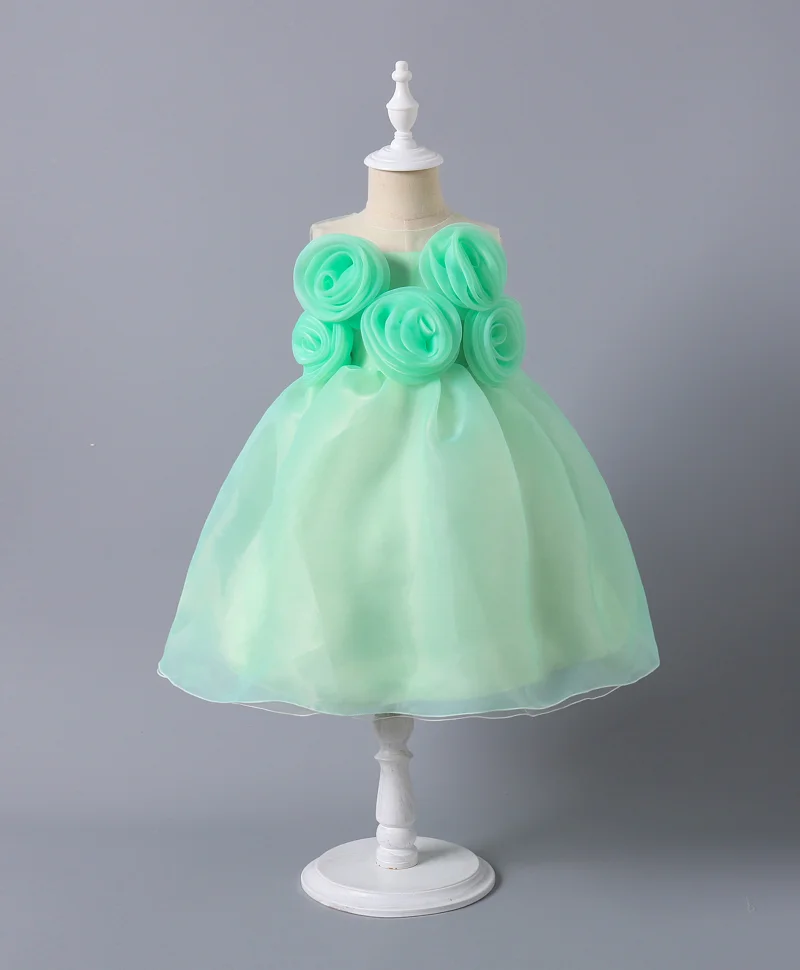 مارك وميا فستان حفلات بدون أكمام بتفاصيل فيونكة خلفية - أخضر