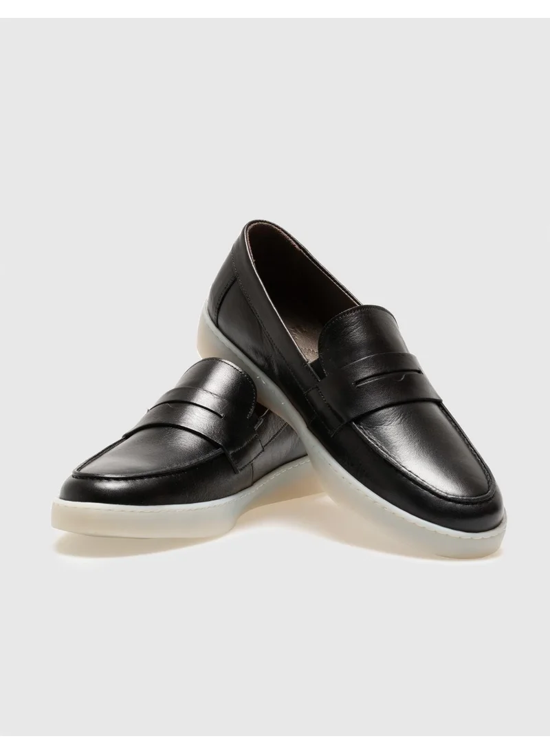 Cabani Black Belted Men's Casual Shoes