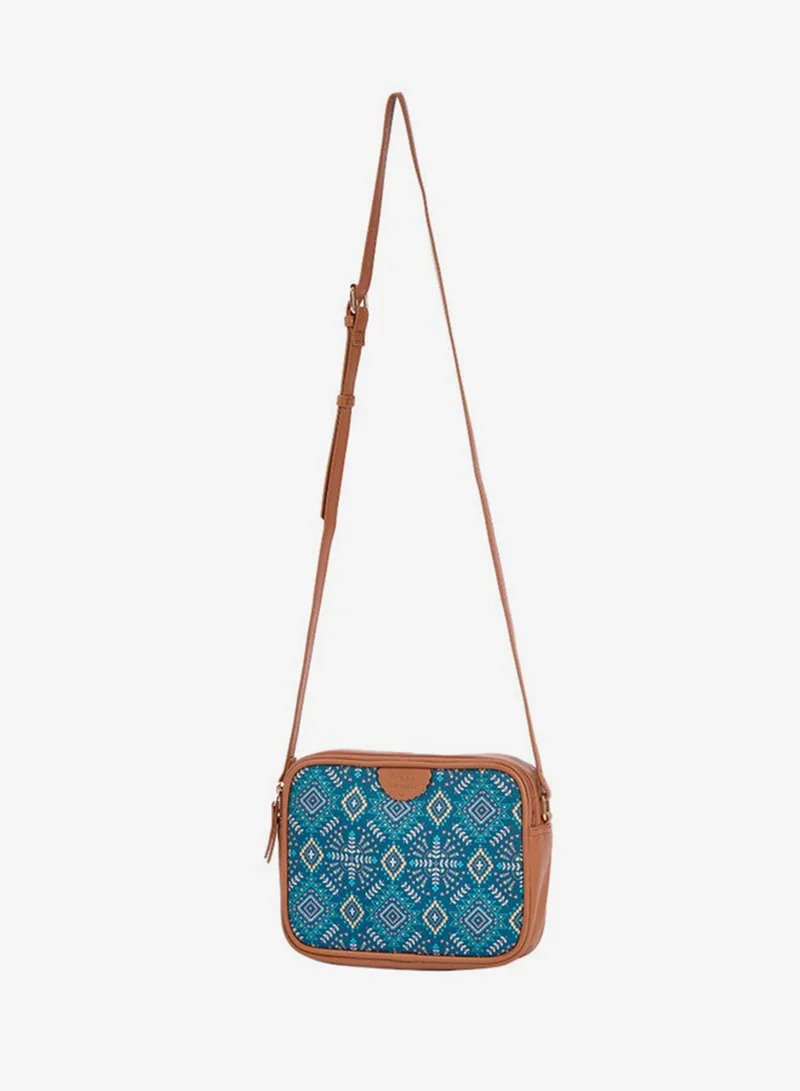 Chumbak  Teal By Chumbak Mexico Aztec Box Sling Bag for Women | Best Price UAE