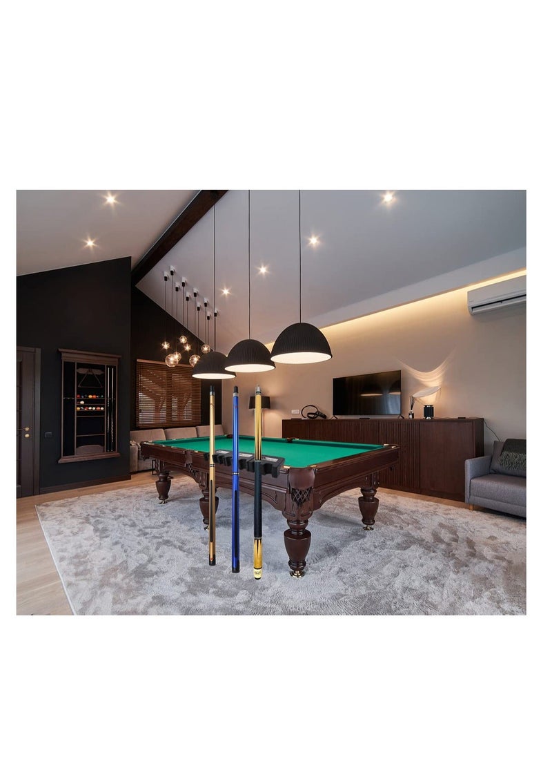 Generic - Pool Cue Holder, 2/3/4-Cue Portable Pool Stick Holder for Table, Weighted & Durable Billiard Cue Holder, Mini Stick Holder for Pool Cues, Pool Cue Holder Claw (4 CUE) - Image 1