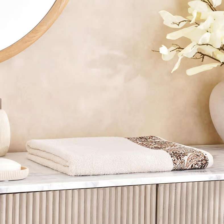 Pan Home منشفة استحمام ماغنوليا إيثينا - بني - Image 1