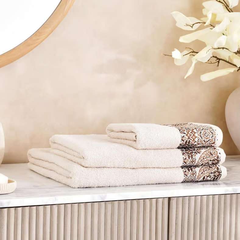 Pan Home منشفة استحمام ماغنوليا إيثينا - بني - Image 3