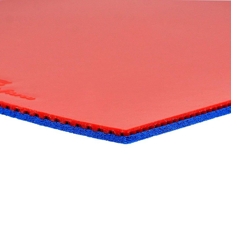 donic Blue Fire M1 Turbo Table Tennis Rubber, Colour - Red - Image 3