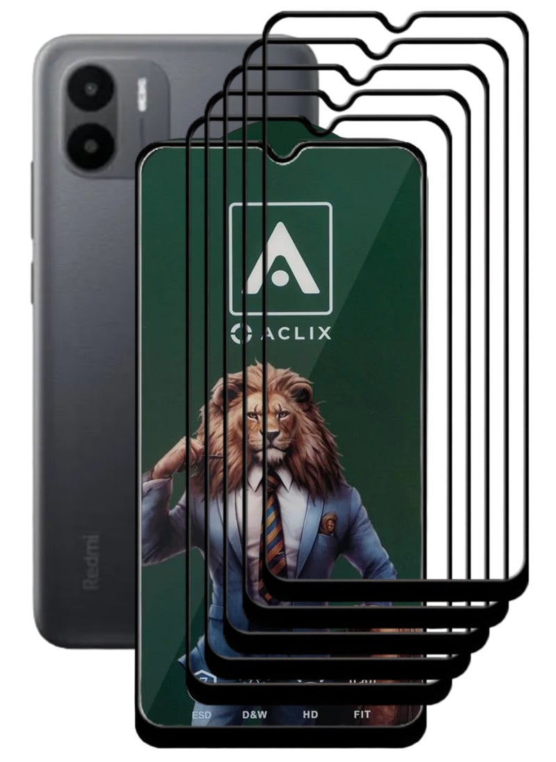 أكاليكس 5 قطع، حماية شاشة،  لهاتف شاومي ريدمي A1+  ، جودة ممتازة. - Image 1