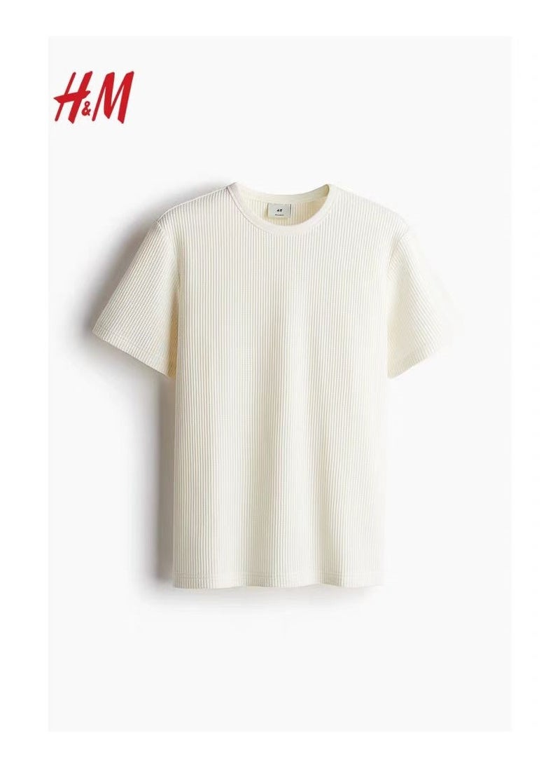 H and M - New HM Casual Loose Cotton Short Sleeved Shirt - Image 1