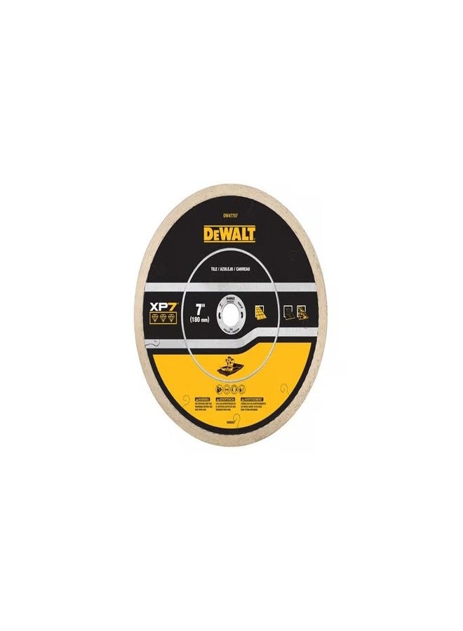 DEWALT Diamond Blade, Tile Cutting, Continuous XP7, 7 in. (DW47757)