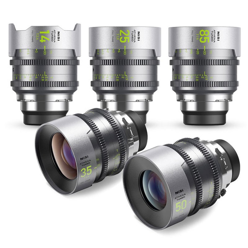NiSi ATHENA Tuned Prime Full-Frame 5-Lens Kit (PL Mount) - Image 1