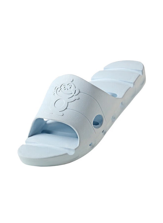 Baihou Side-draining Summer Wear-resistant Home Bathroom Quick-drying Indoor Slippers For Men And Women, 1802 Light Blue 40-41 - Image 4