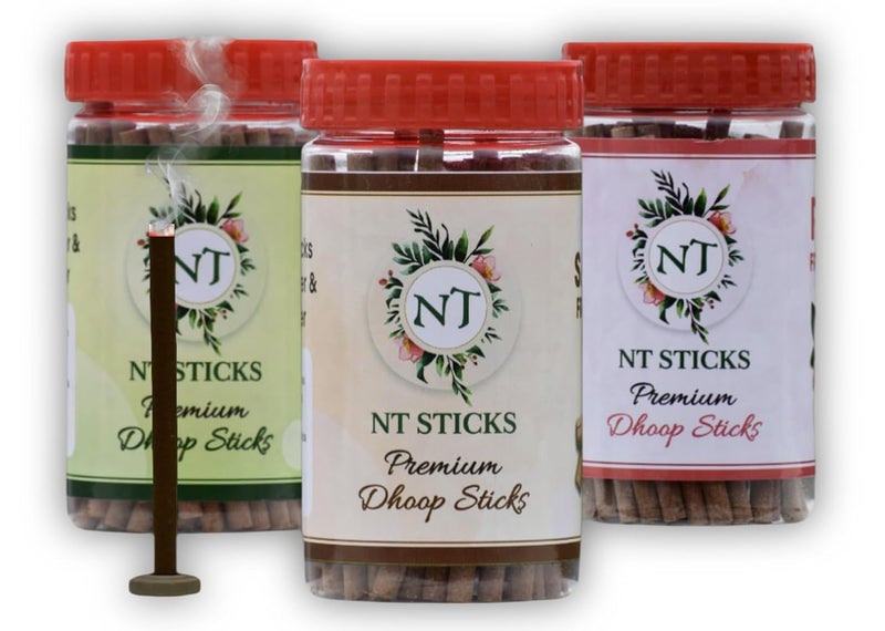 Dhoop Sticks for Pooja Use Pack of 3 Loban Amber NT Special Premium Special Fragrances Dhoop Batti Free Stand Bambooless Agarbatti No Bamboo No Charcoal Loban Amber NT Special - Image 4
