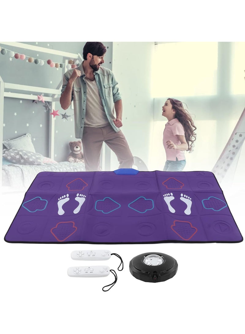 GGOOT Exercise Fitness Dance Pad Game for TV, Double Dancing Game for Kids and Adults AR LED Light 2 Player HD High Sensitivity Dance Step Play Mat With Camera Gift for Boys Girls - Image 2