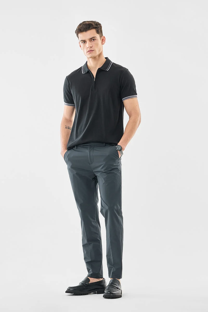 SNITCH تشينو بقصة ضيقة مطاطية % إيلاستومولتيستر