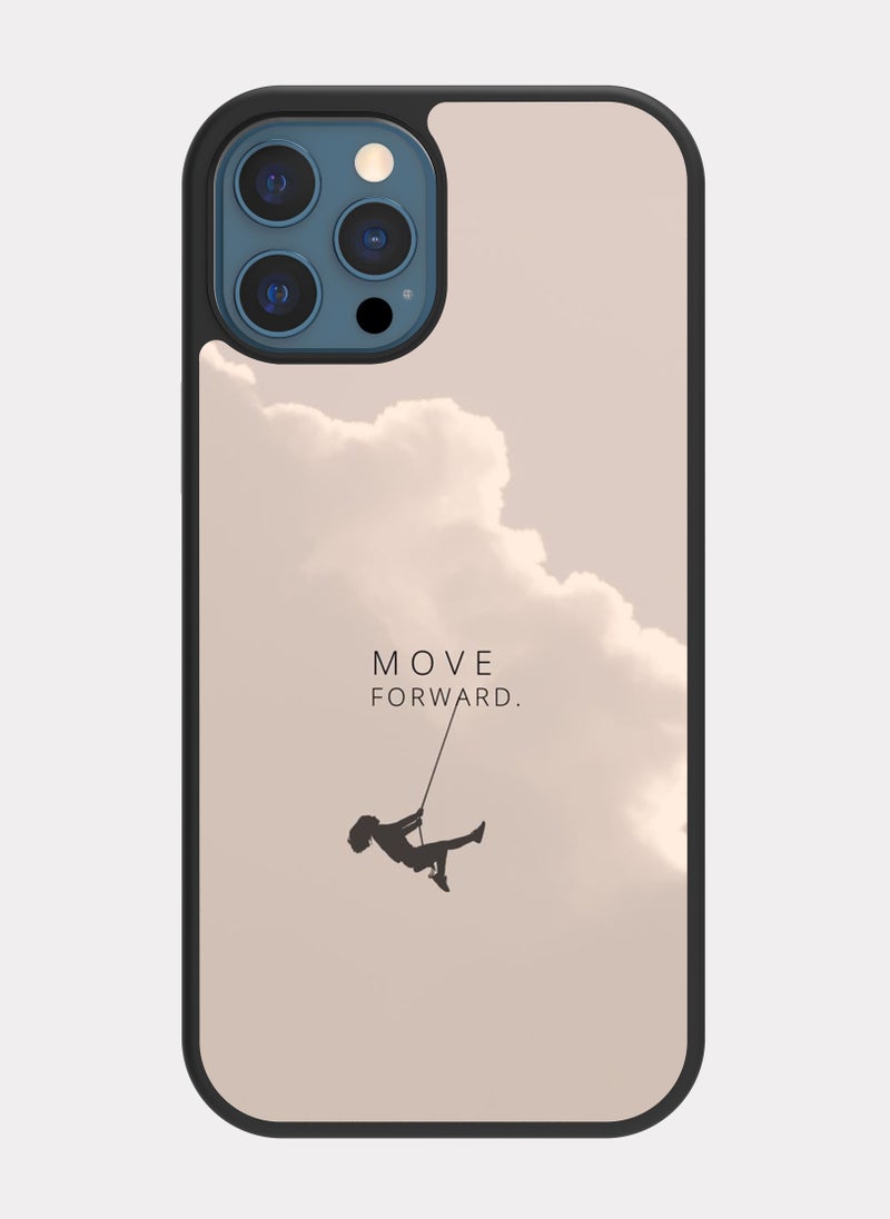 بكسلات كفر ايفون 12 برو ماكس اقتباس انجليزي امض قدما - Image 1