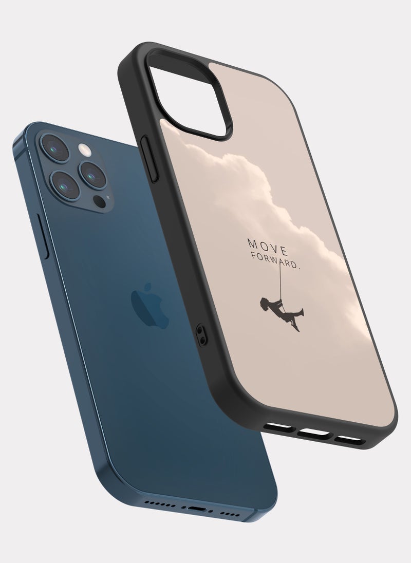 بكسلات كفر ايفون 12 برو ماكس اقتباس انجليزي امض قدما - Image 2