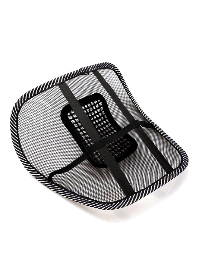 Loquat Car Seat Massage Lumbar Cushion,Mesh Ventilation Back Rest with Lumbar Support Mesh Cushion Pad, Universal Back Lumbar Support Chairs for Office Chair, Home, Car, Seat to Relieve Pain - Image 2