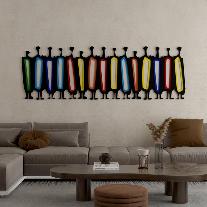 Marktna Abstract art wooden decorative sculpture - Image 1