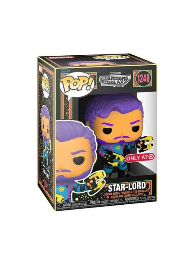 Funko Pop! Super Heroes : Marvel - Guardian of the Galaxy 3 - Star-Lord (BLKLT)(Exc) - Image 3