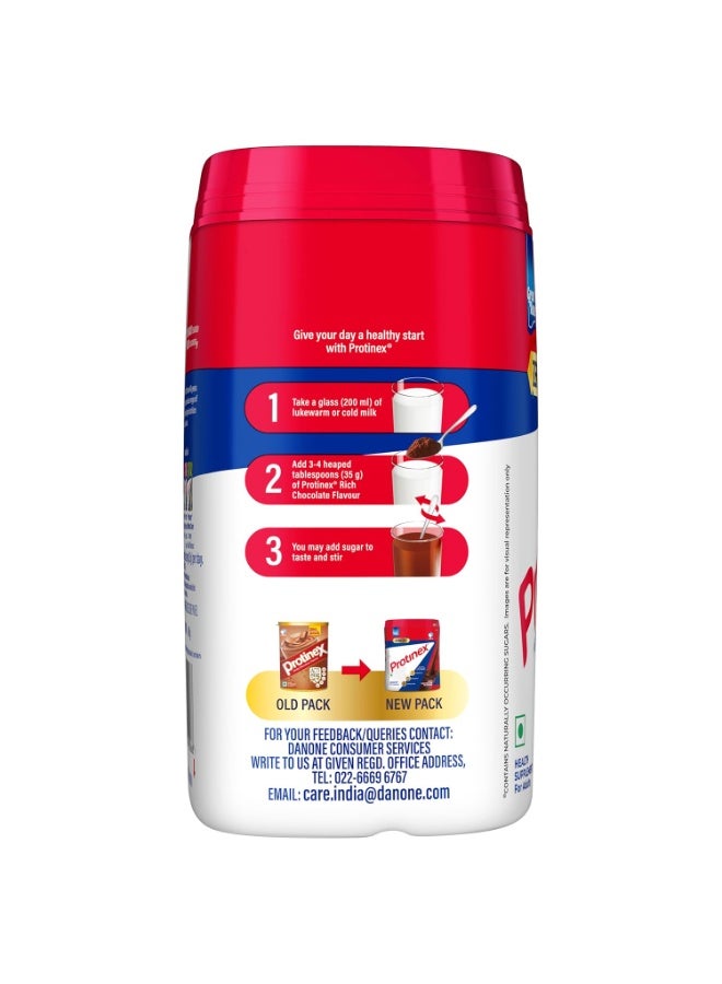 Protinex Health Supplement And Nutritional Protein Mix For Adults-(Rich Chocolate Flavor, 400 Gms, Jar) with 25 Vital Nutrients to Support Strength, Immunity & Active Life - Image 3