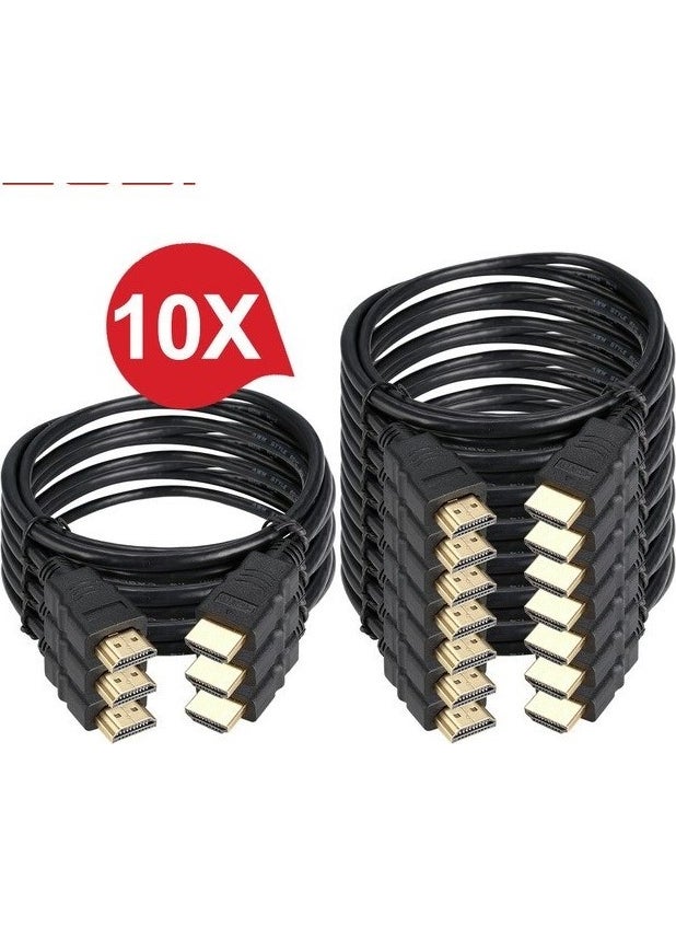 E-Depo - 1.5 m HDMI 1.4b 3D 10 Cables - Image 1