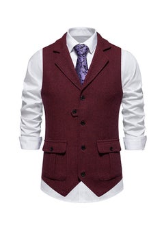 KUYING New Retro Lapel Suit Vest  - Image 1