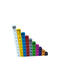 StepsToDo StepsToDo Math Cubes & Face Plates (Pack Of 500). Foundation Kit. With Activity Guide & Pen. Number Building Block. Counting Interlinking Cubes. Creative Fun And Learn For 3+ Years,Multicolor  - Image 3