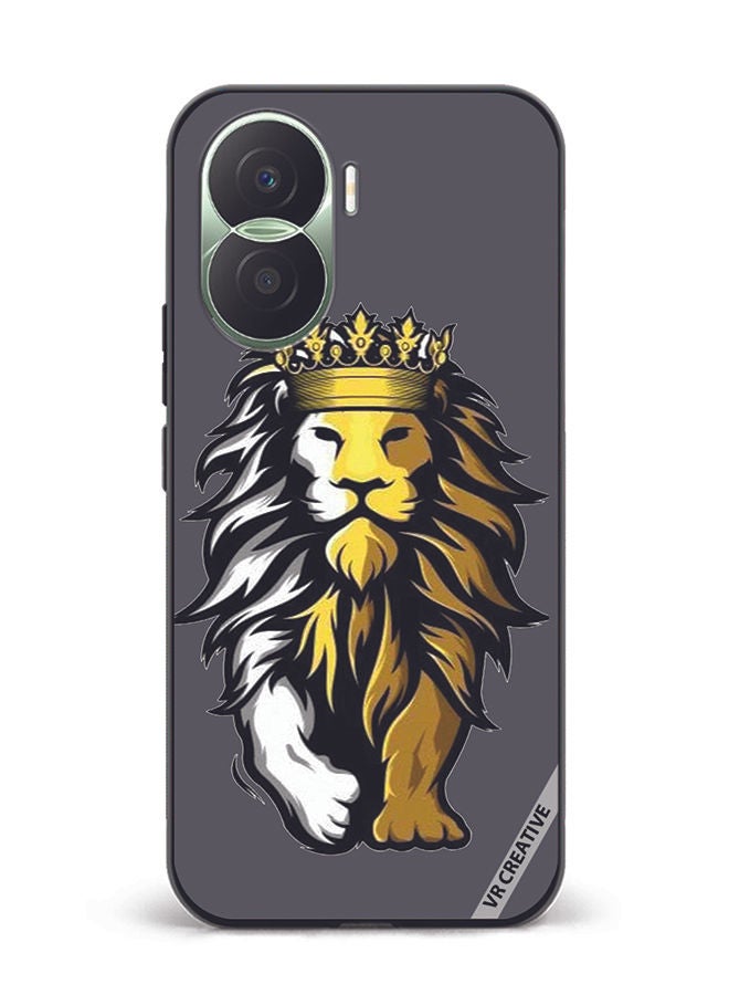 VR CREATIVE Protective Case Cover For Honor Play7T Pro Lion Design Multicolour - Image 1