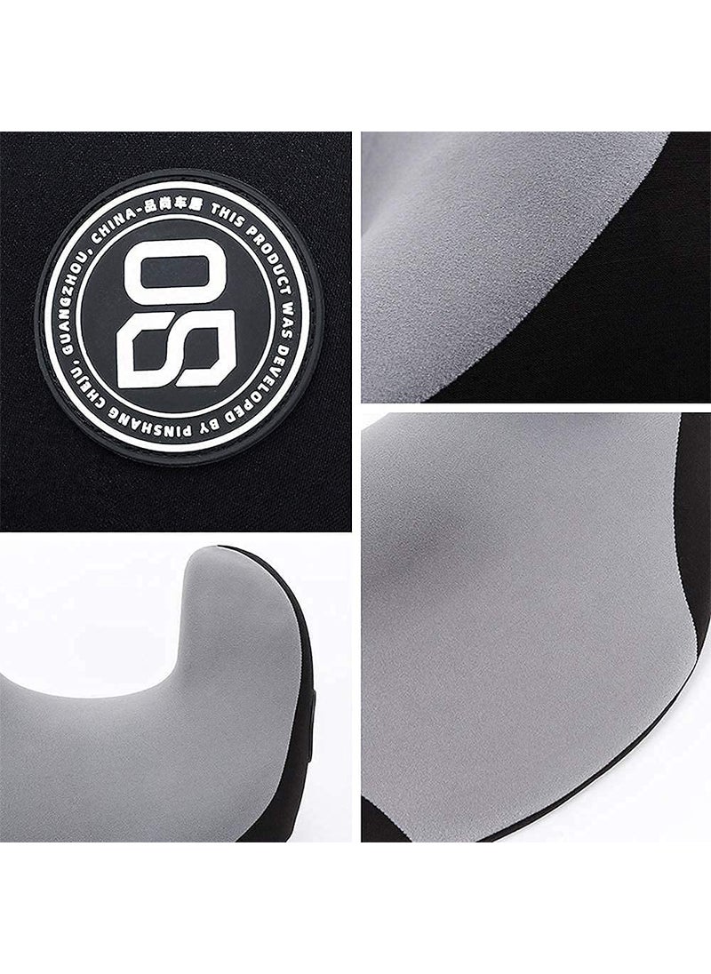 Ritmo Ritmo Car Neck Rest Pillows Ergonomic Luxury Car Neck Pillow for Car Seat Headrest Pillow Car Head Rest Relieve Neck Pain Neck Rest Cushion Memory Foam Car Headrest Pillow with Pillow Cover  - Image 3