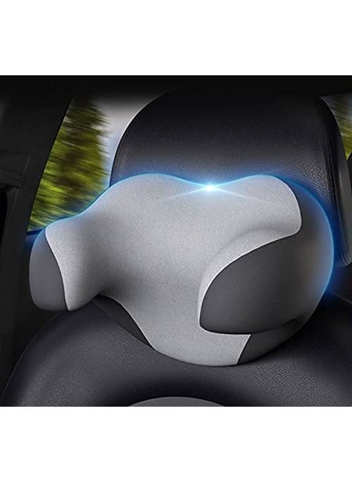 Ritmo Ritmo Car Neck Rest Pillows Ergonomic Luxury Car Neck Pillow for Car Seat Headrest Pillow Car Head Rest Relieve Neck Pain Neck Rest Cushion Memory Foam Car Headrest Pillow with Pillow Cover  - Image 5