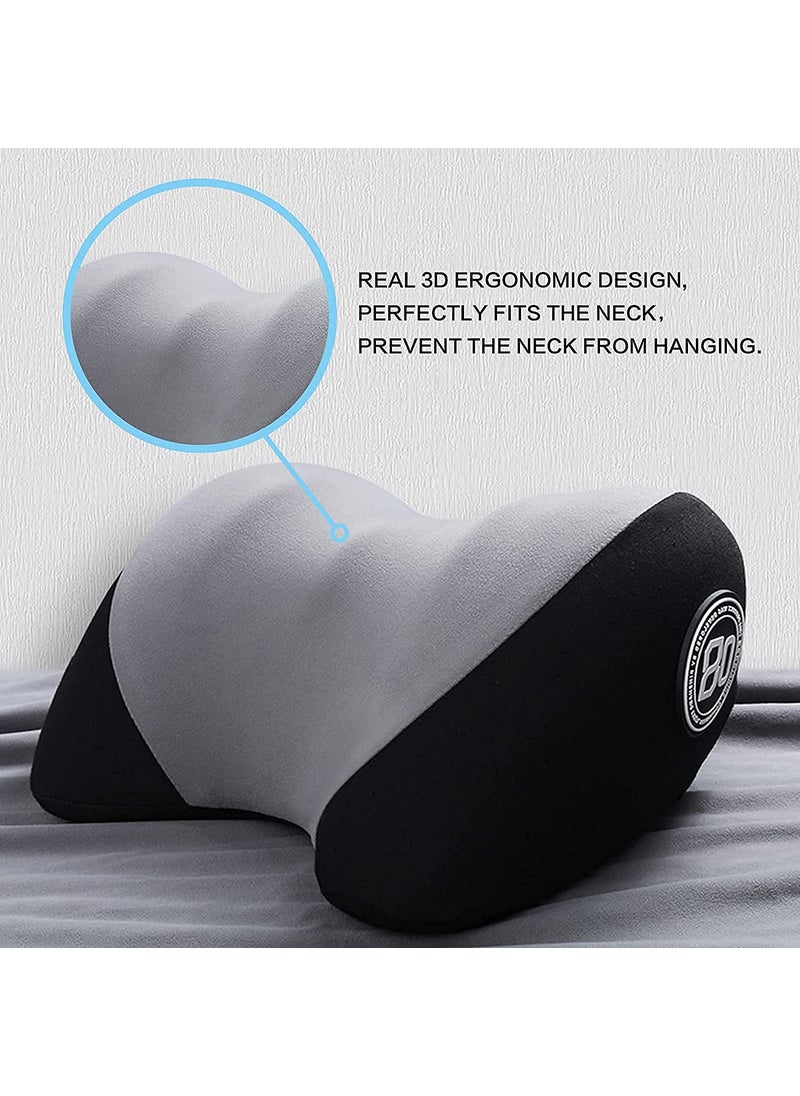 Ritmo Ritmo Car Neck Rest Pillows Ergonomic Luxury Car Neck Pillow for Car Seat Headrest Pillow Car Head Rest Relieve Neck Pain Neck Rest Cushion Memory Foam Car Headrest Pillow with Pillow Cover  - Image 2