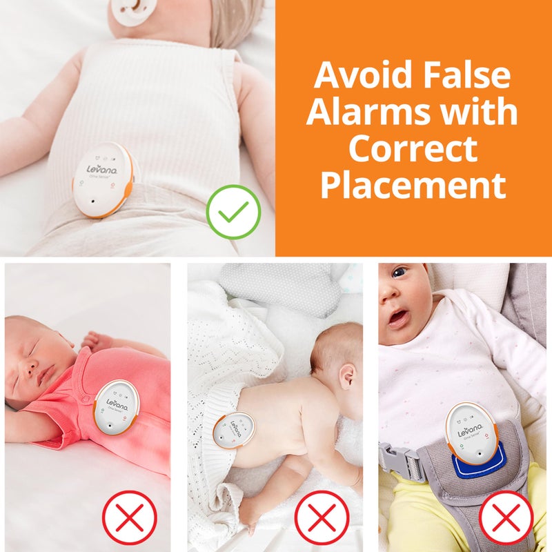 Levana Oma Sense Portable Baby Breathing Movement Monitor with Vibrations and Audible Alerts Designed to Stimulate Baby and Alert Parents - Image 2