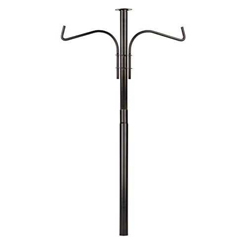 Pennington Feeder Pole Plus Bird Feeder Pole Black 5 ft - Image 1