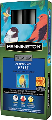 Pennington Feeder Pole Plus Bird Feeder Pole Black 5 ft - Image 2