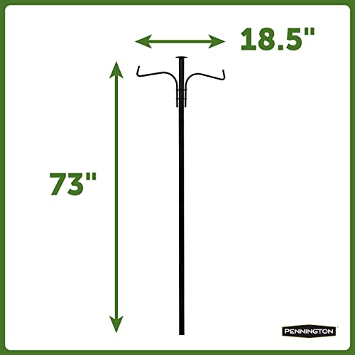 Pennington Feeder Pole Plus Bird Feeder Pole Black 5 ft - Image 3