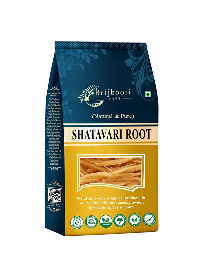 BrijBooti Shatavari Root 200 Gr Raw Indian Asparagus Racemosus Yellow Shatawar Organic satawari Pure Yellow Root - Natural Satavar | FSSAI, GMP, ISO Certified - Image 1
