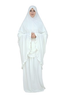 DAMAS COLLECTION Two Piece Islamic prayer dress women the Long - Prayer Clothes for Women - Prayer Abaya For women - Jilbab 2 piece, Umrah essentials for women - Prayer set  - Image 4