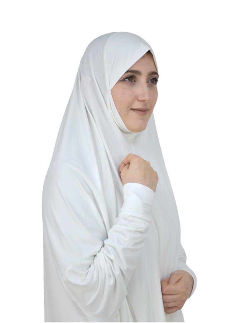 DAMAS COLLECTION - Two Piece Islamic prayer dress women the Long - Prayer Clothes for Women - Prayer Abaya For women - Jilbab 2 piece, Umrah essentials for women - Prayer set - Image 1