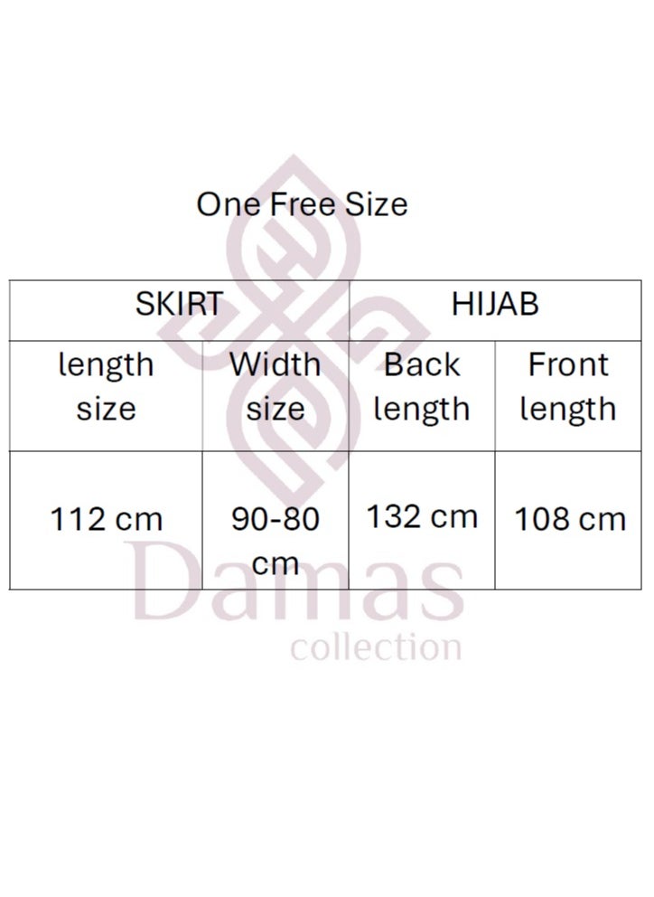 DAMAS COLLECTION - Two Piece Islamic prayer dress women the Long - Prayer Clothes for Women - Prayer Abaya For women - Jilbab 2 piece, Umrah essentials for women - Prayer set - Image 1