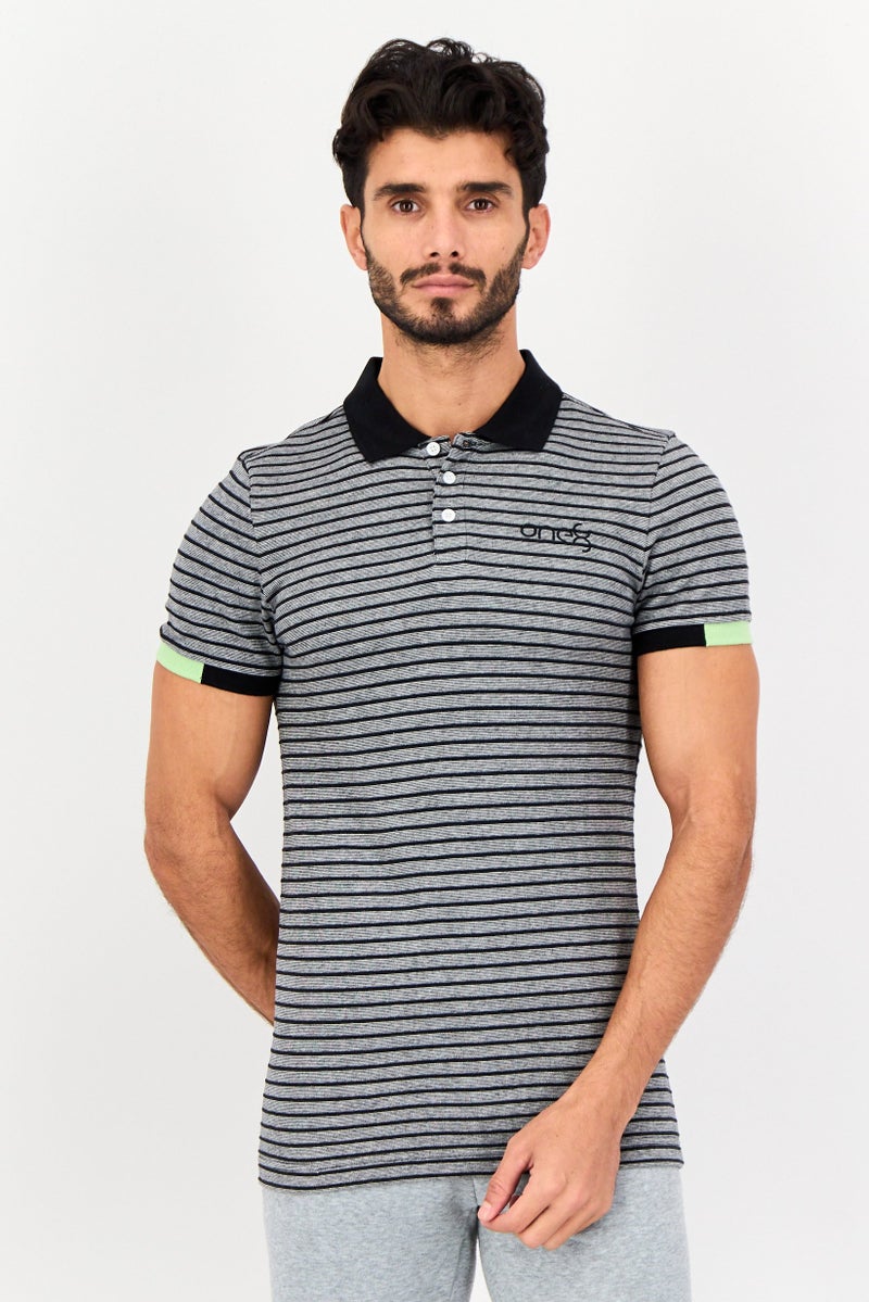 PUMA Men Slim Fit Short Sleeve Outdoor Polo Shirt, Multicolor - Image 1
