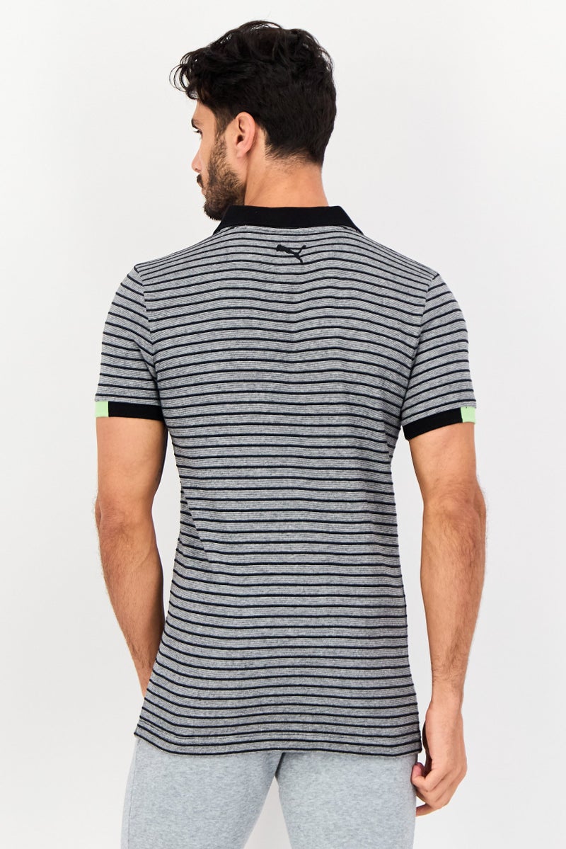 PUMA Men Slim Fit Short Sleeve Outdoor Polo Shirt, Multicolor - Image 4