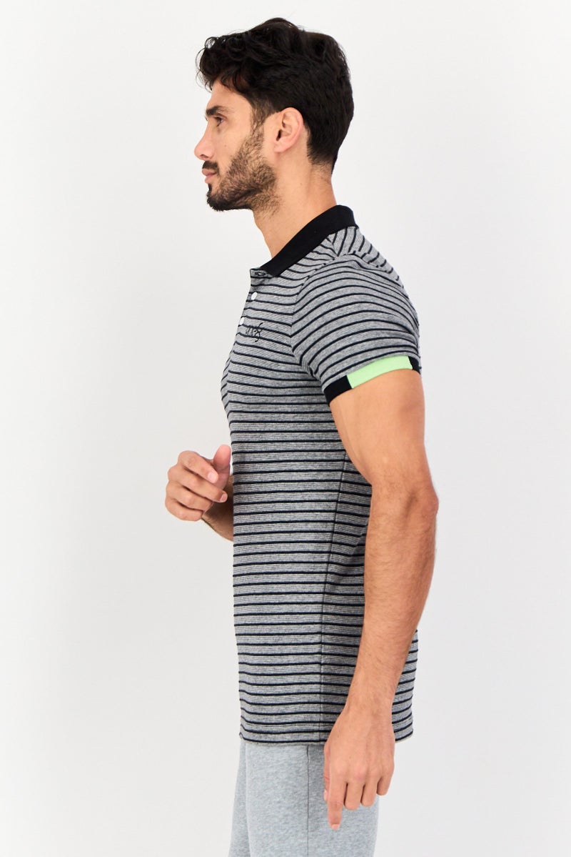 PUMA Men Slim Fit Short Sleeve Outdoor Polo Shirt, Multicolor - Image 3