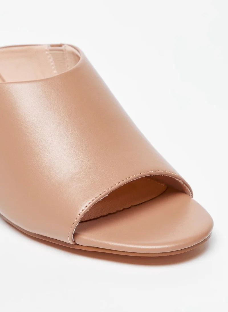فلورا بيلا Solid Slip On Sandals with Wedge Heels