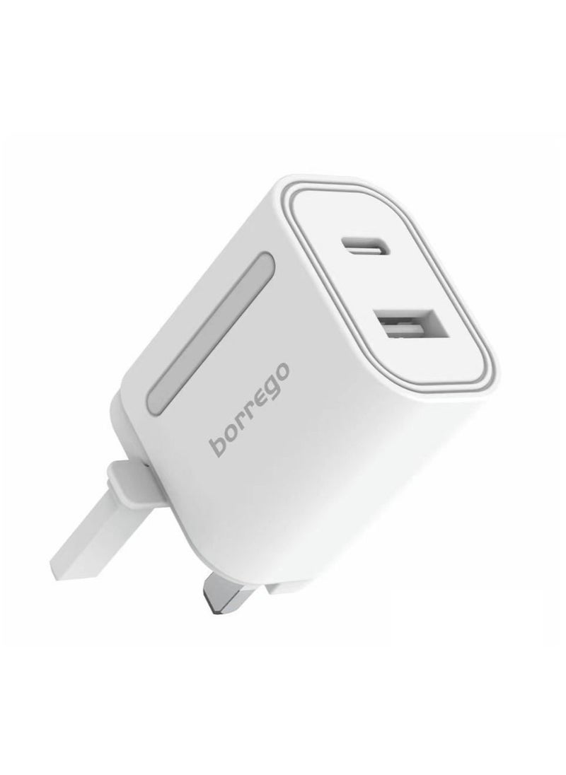 borrego PC05 Borrego Dual USB Port Super Fast Charging Charger  - Image 1